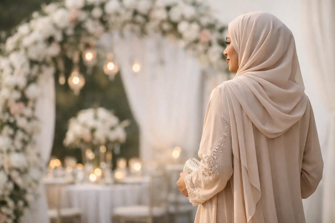 Modest Abaya for Wedding Guest Style