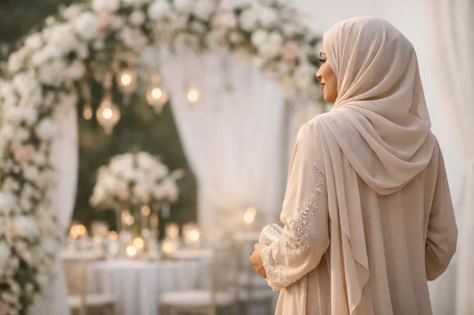 Modest Abaya for Wedding Guest Style